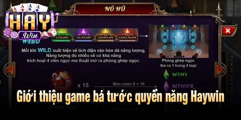 Giới thiệu game bá tước quyền năng Haywin