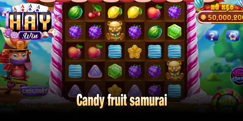 Candy fruit samurai