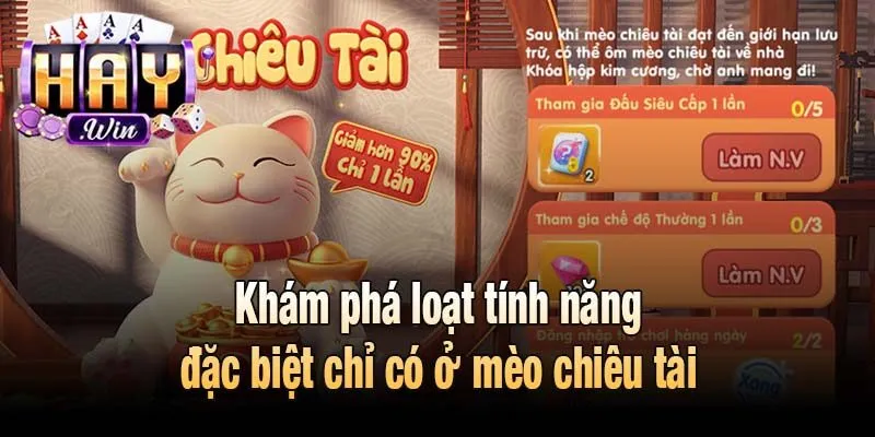 Khám phá loạt tính năng đặc biệt chỉ có ở mèo chiêu tài