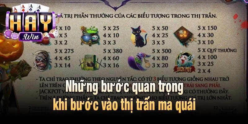 Những bước quan trọng khi bước vào thị trấn ma quái